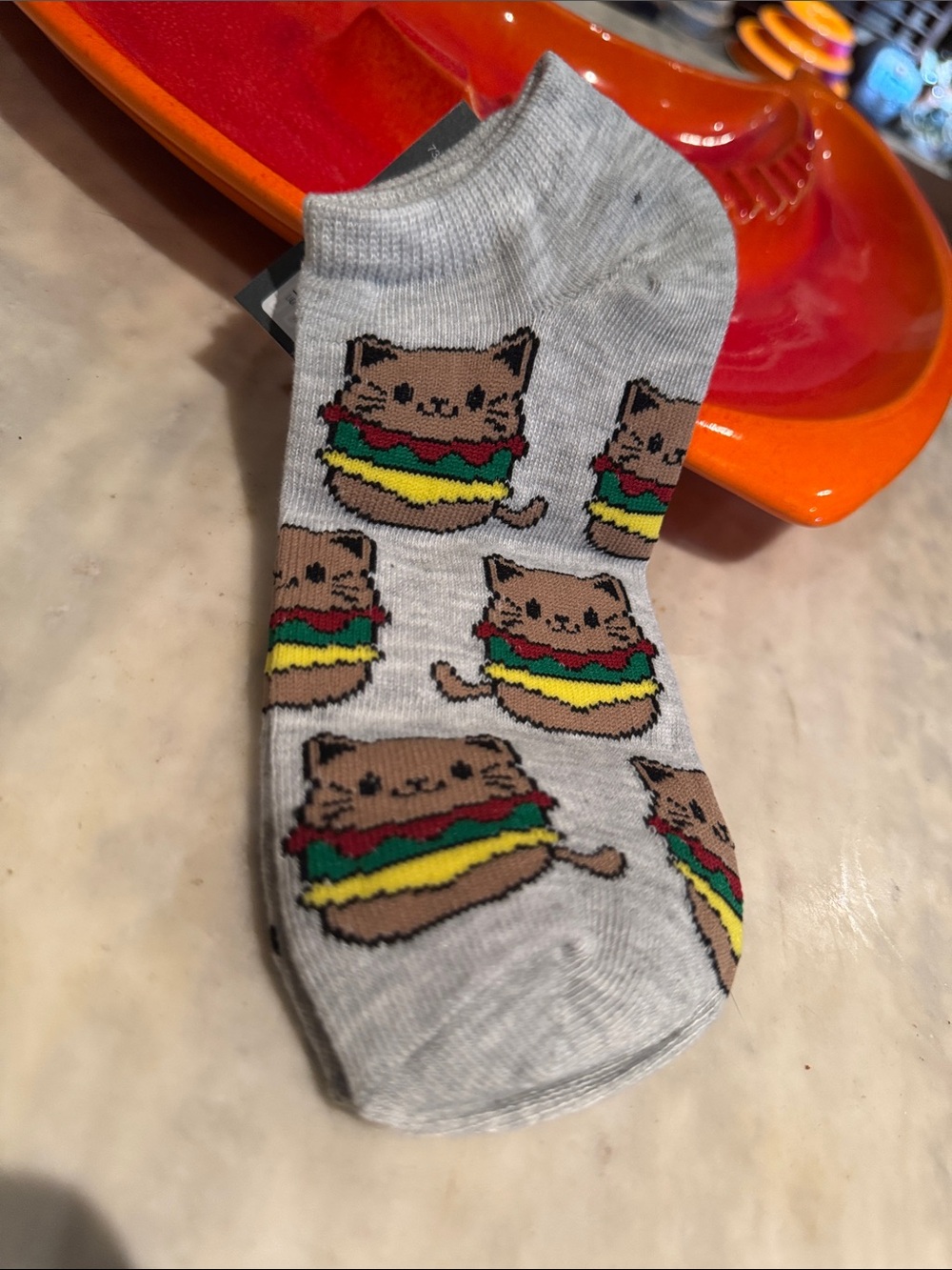 Cat Burger Ankle Socks - 5 pairs for $20 - Picture 3 of 4